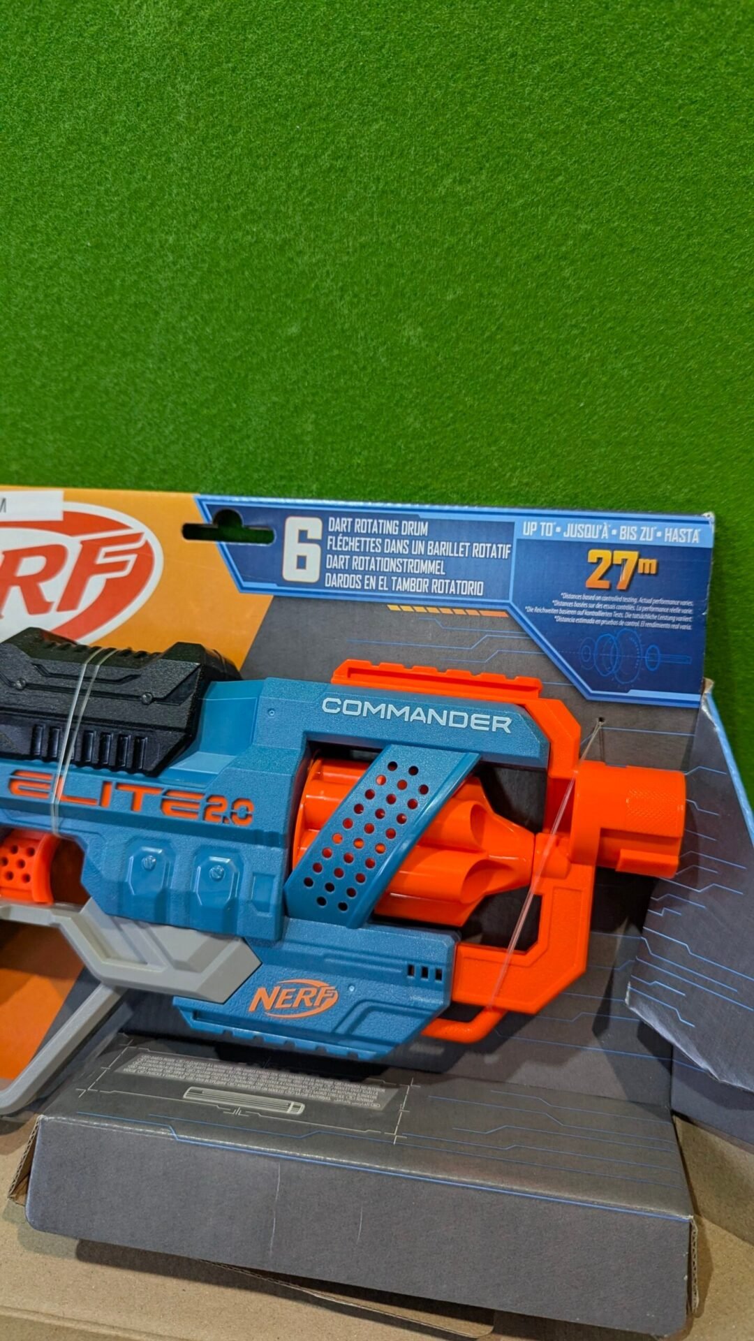 Foto 7 de Hasbro Nerf 2.0 Commander RC-6, Lanzador de Dardos de Juguete, 12 Piezas