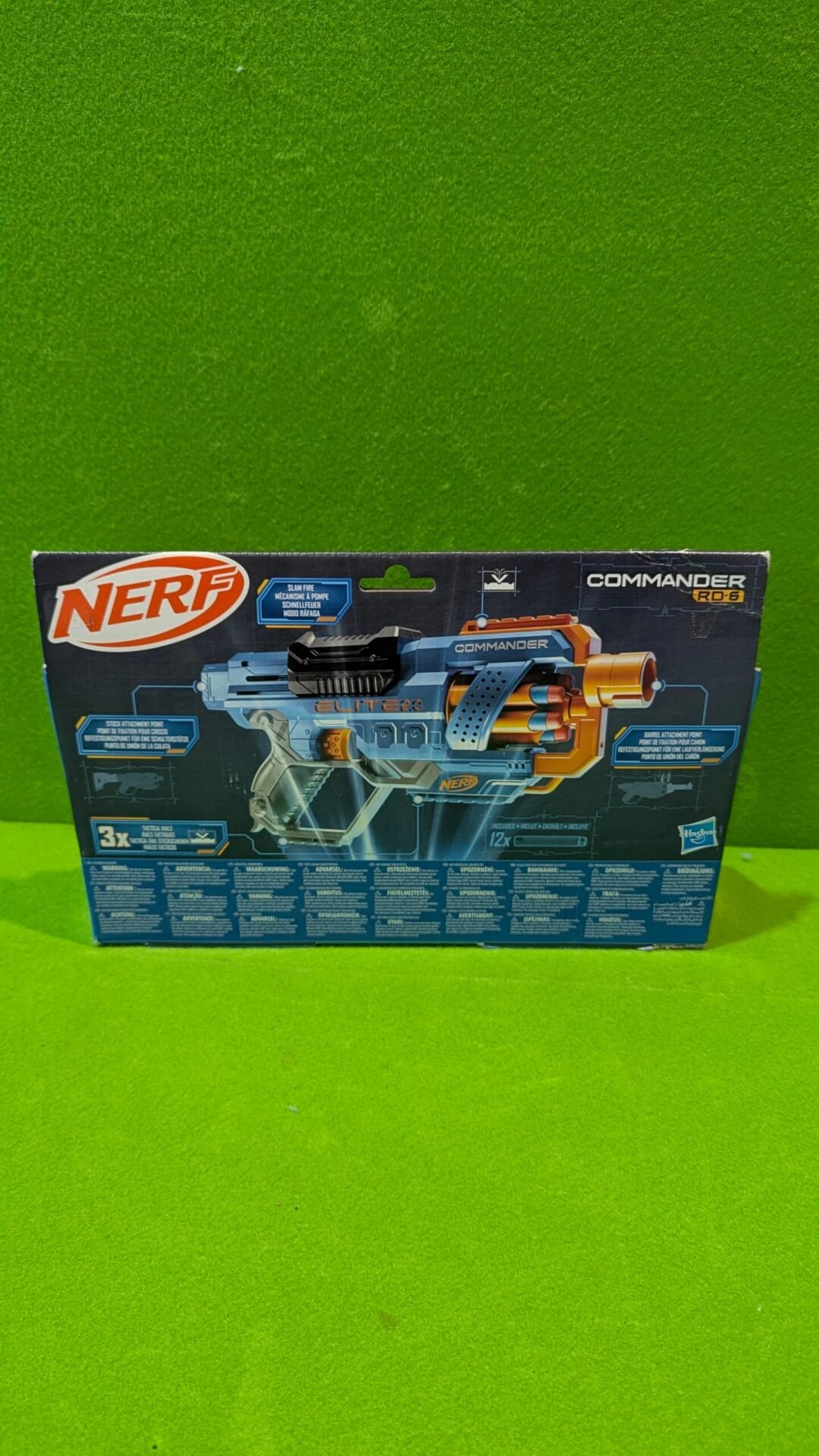 Foto 8 de Hasbro Nerf 2.0 Commander RC-6, Lanzador de Dardos de Juguete, 12 Piezas