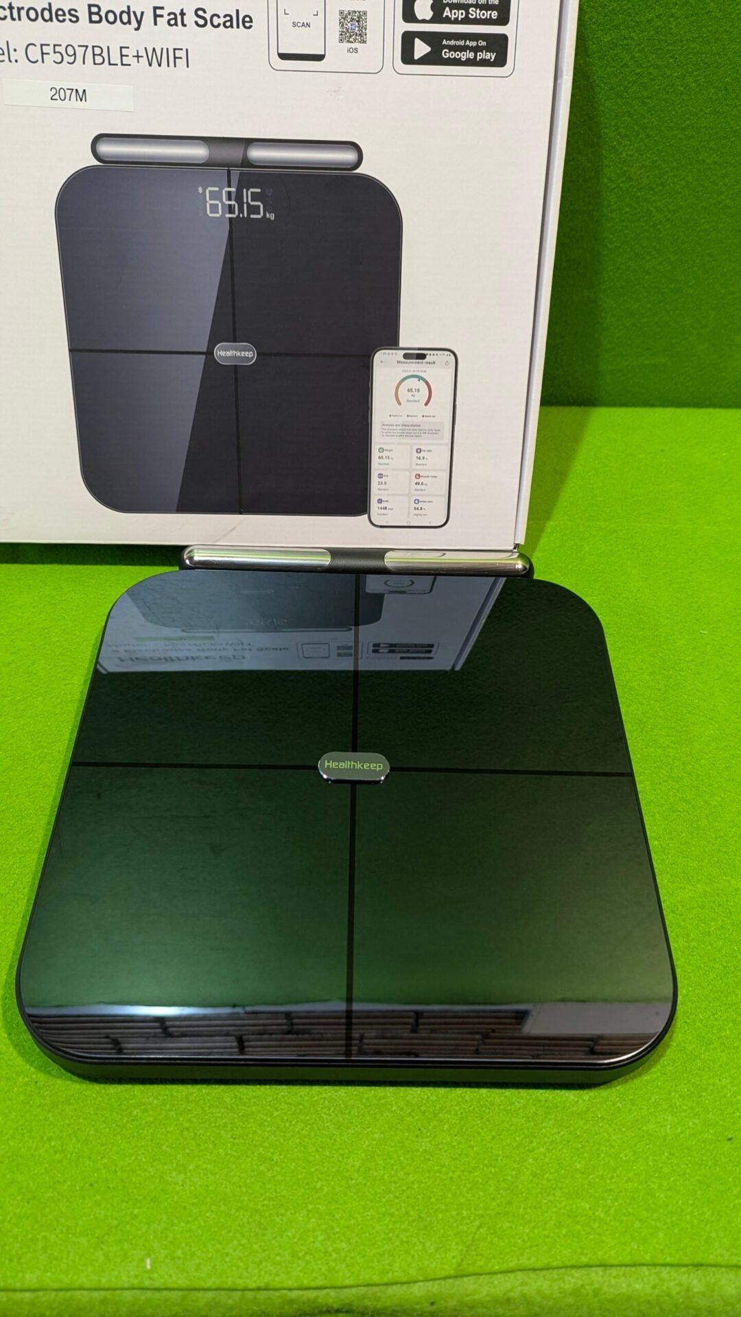 Foto 4 de Healthkeep – Báscula conectada WiFi y Bluetooth con 8 electrodos de alta precisi