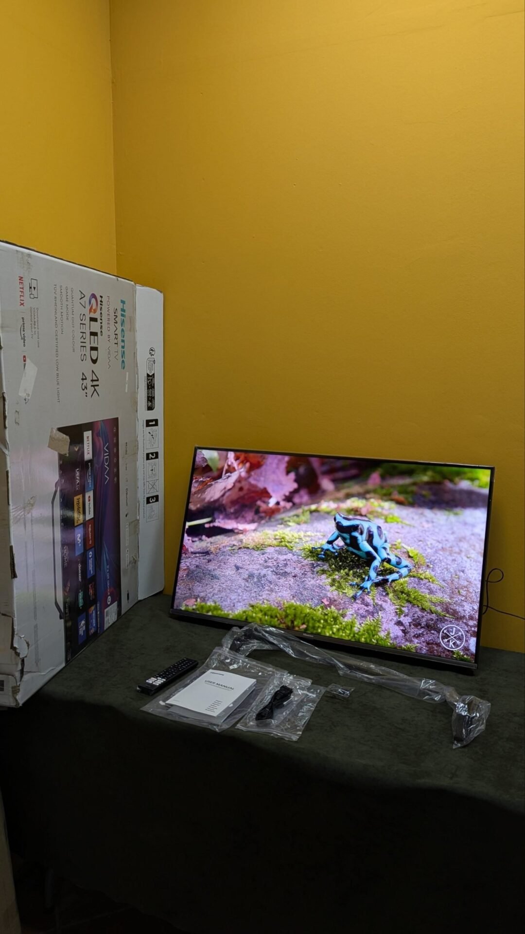 Foto 3 de Hisense 43″ QLED 4K 43A78GQ