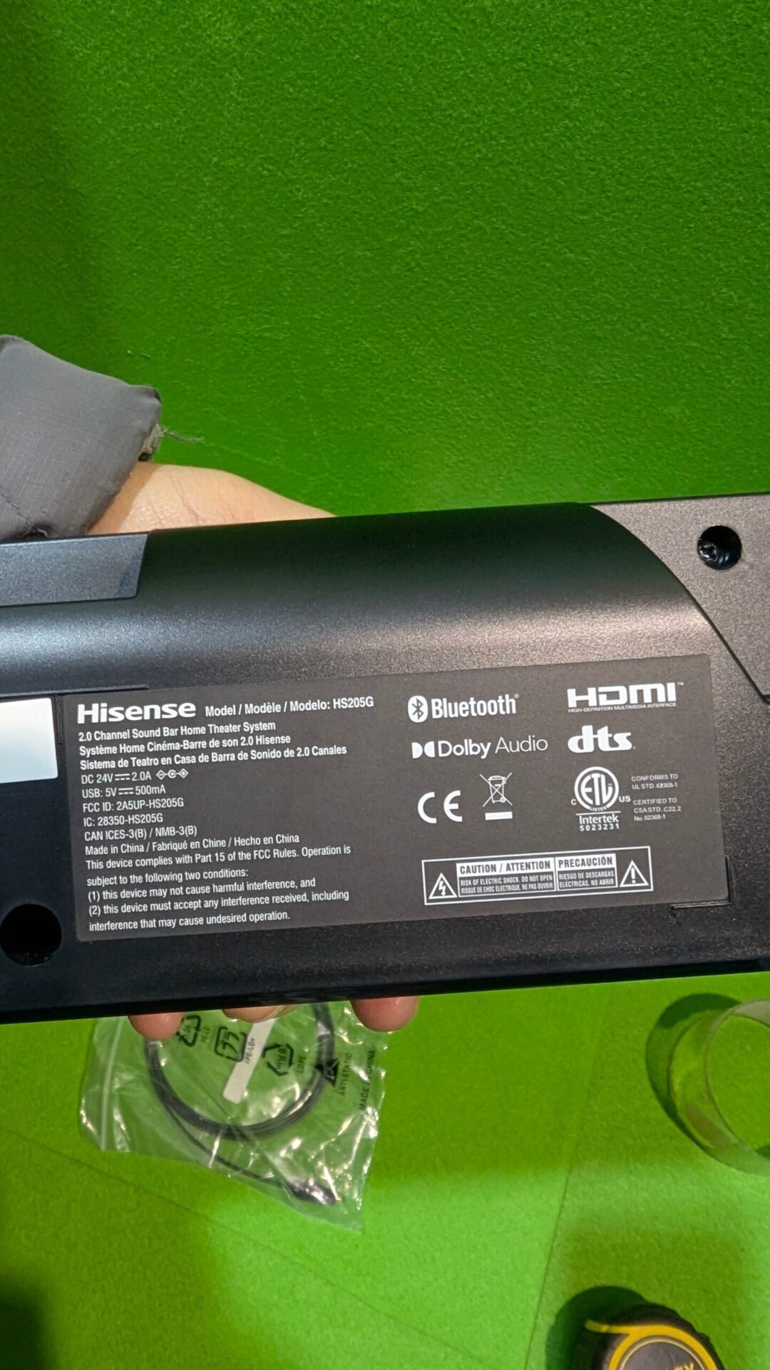 Foto 7 de Hisense HS205G – Barra de Sonido 2.0, 120W, Dolby Audio, DTS Virtual X, Bluetoot