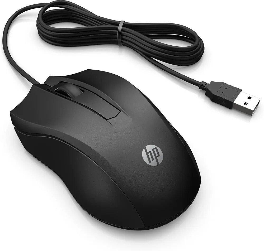 HP 100 – Ratón con Cable en Lalín, Pontevedra