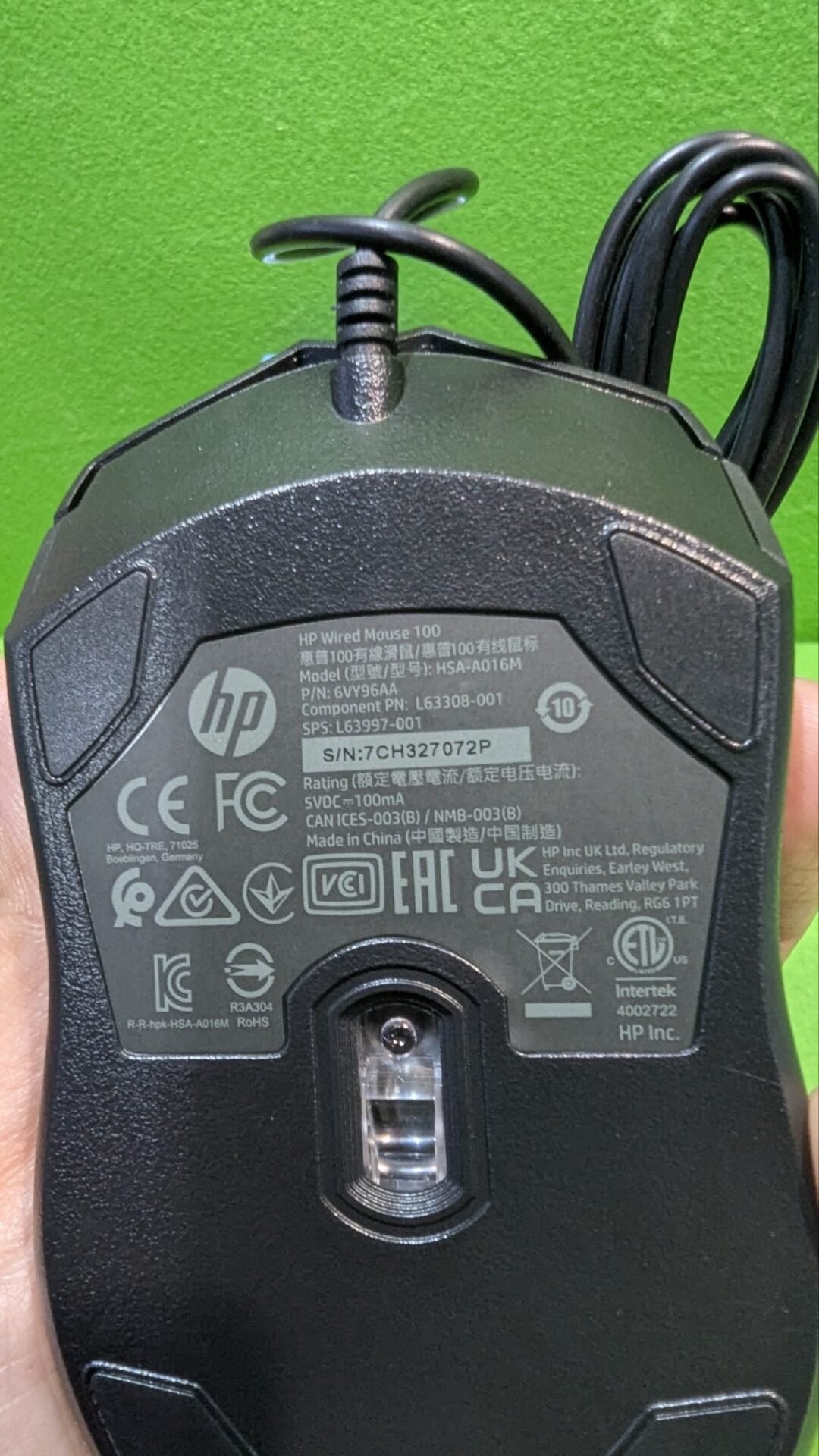 Foto 4 de HP 100 – Ratón con Cable