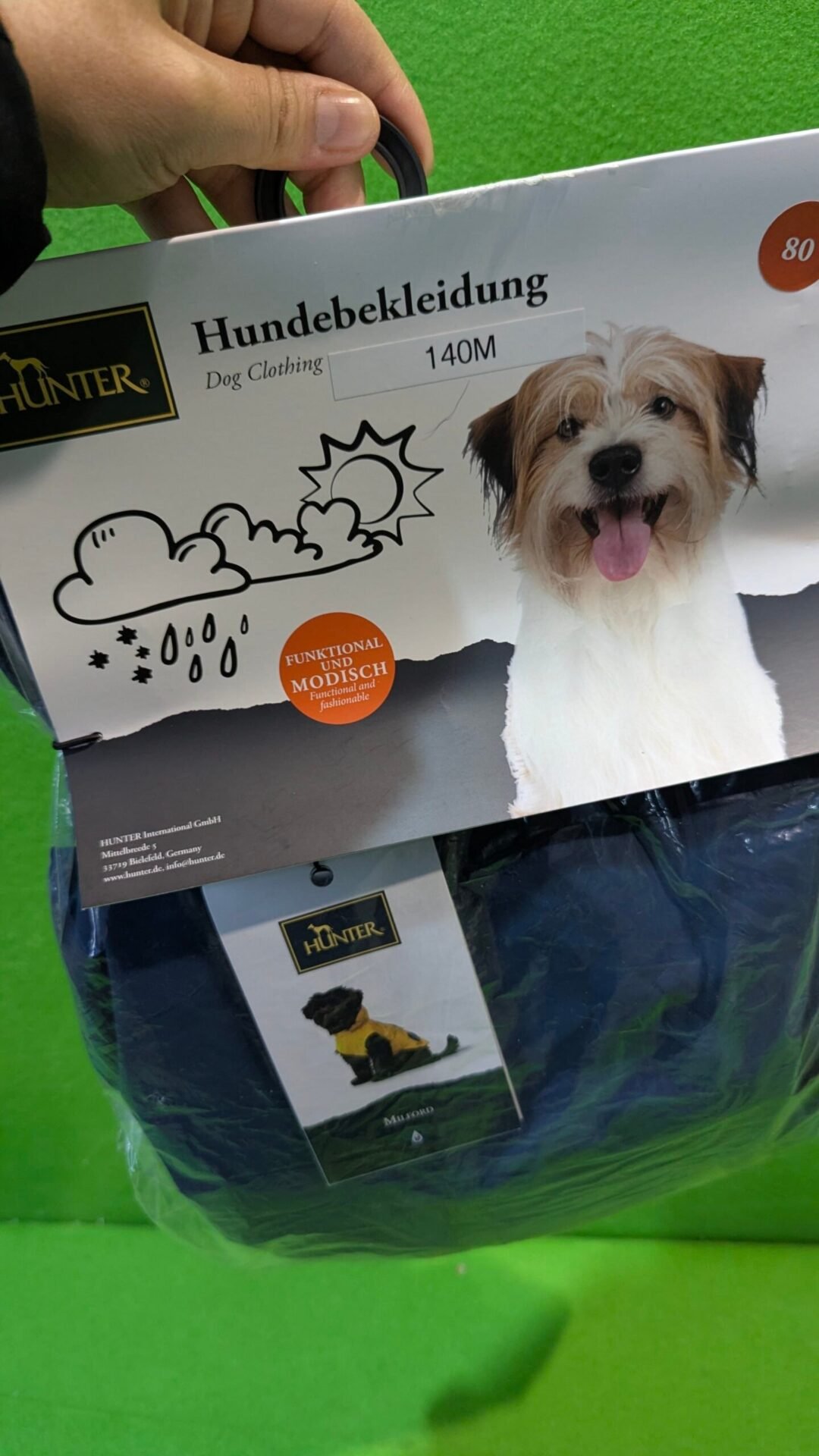 Foto 4 de HUNTER Chubasquero Milford para Perro 80 con Defecto