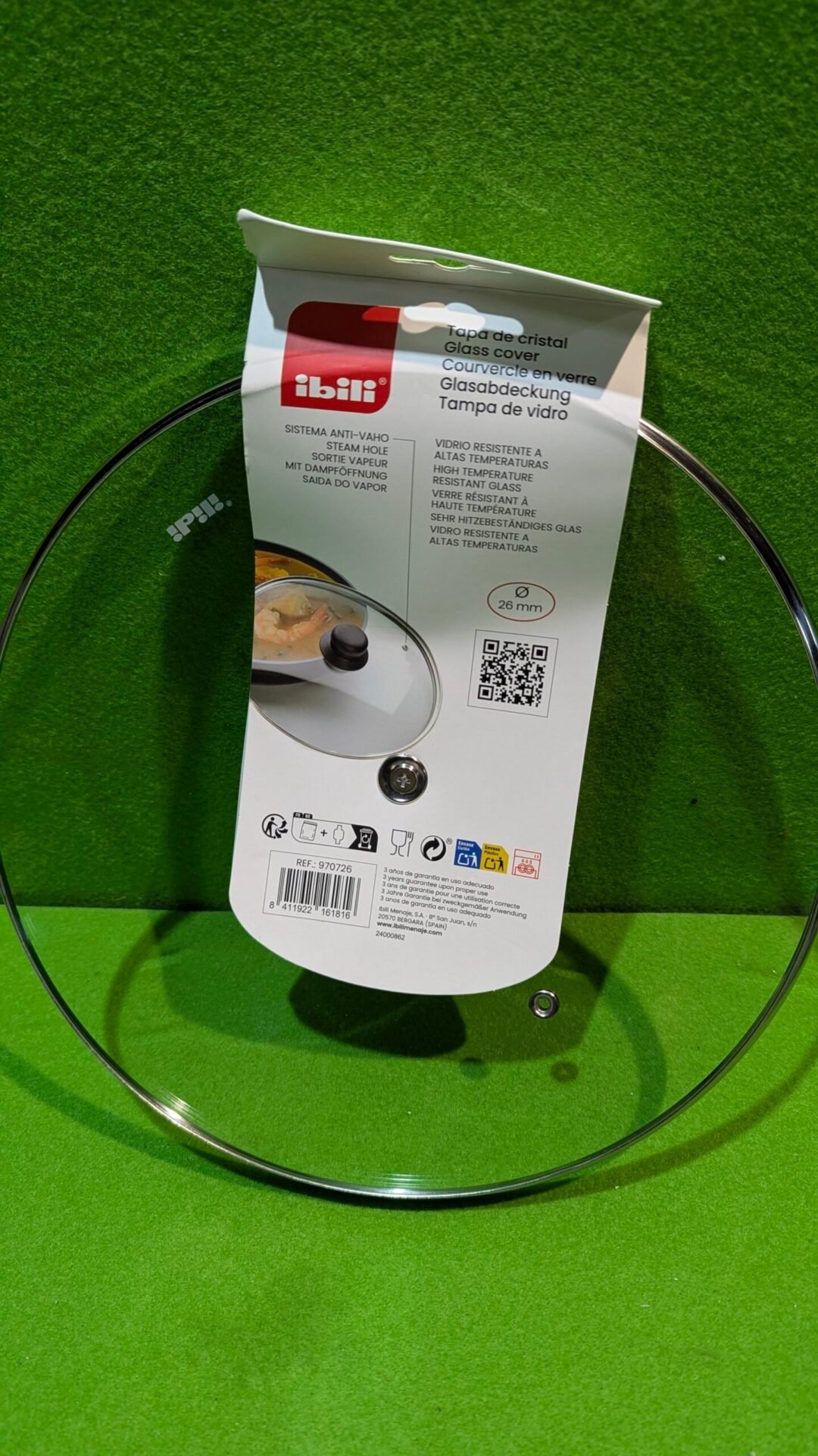 Foto 4 de Ibili 970726 – Tapa Cristal 26 Cms