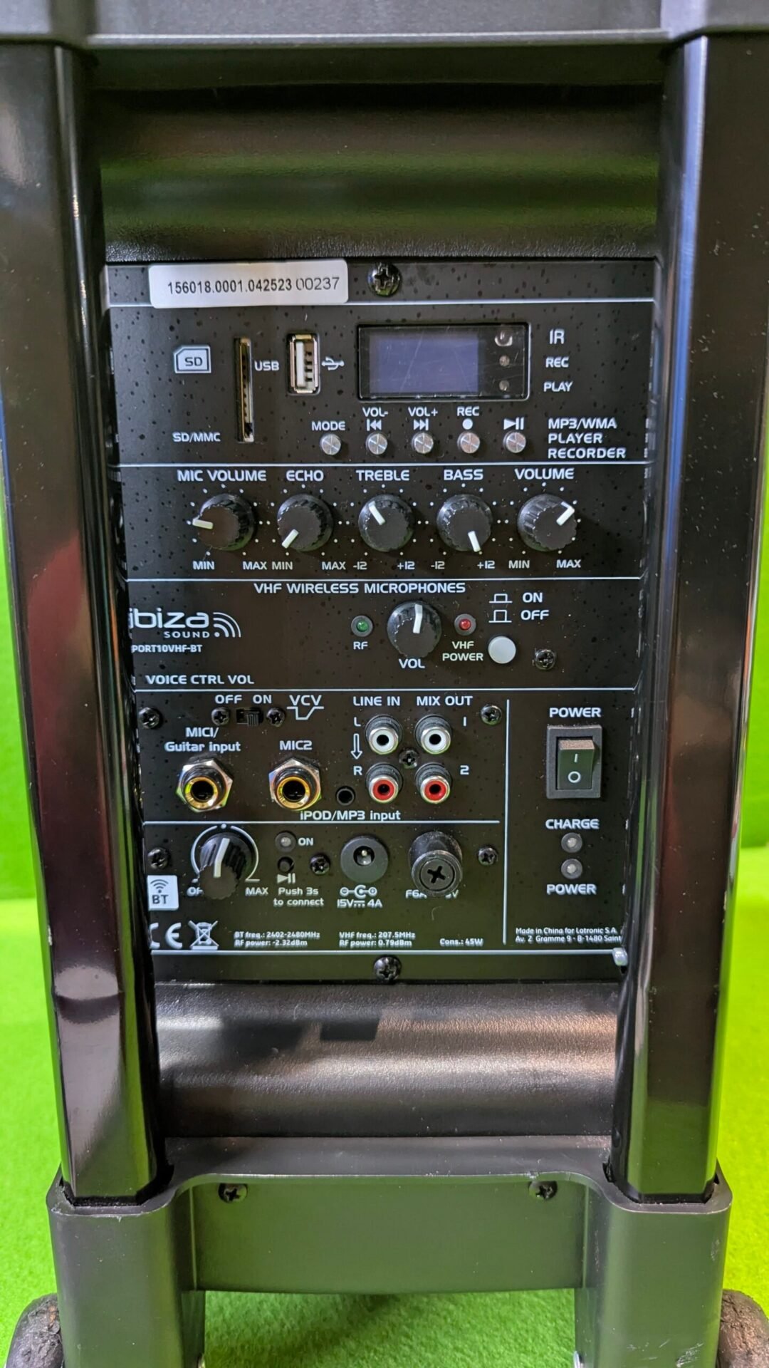 Foto 9 de Ibiza PORT10VHF-BT Altavoz portátil 10″/500W MAX