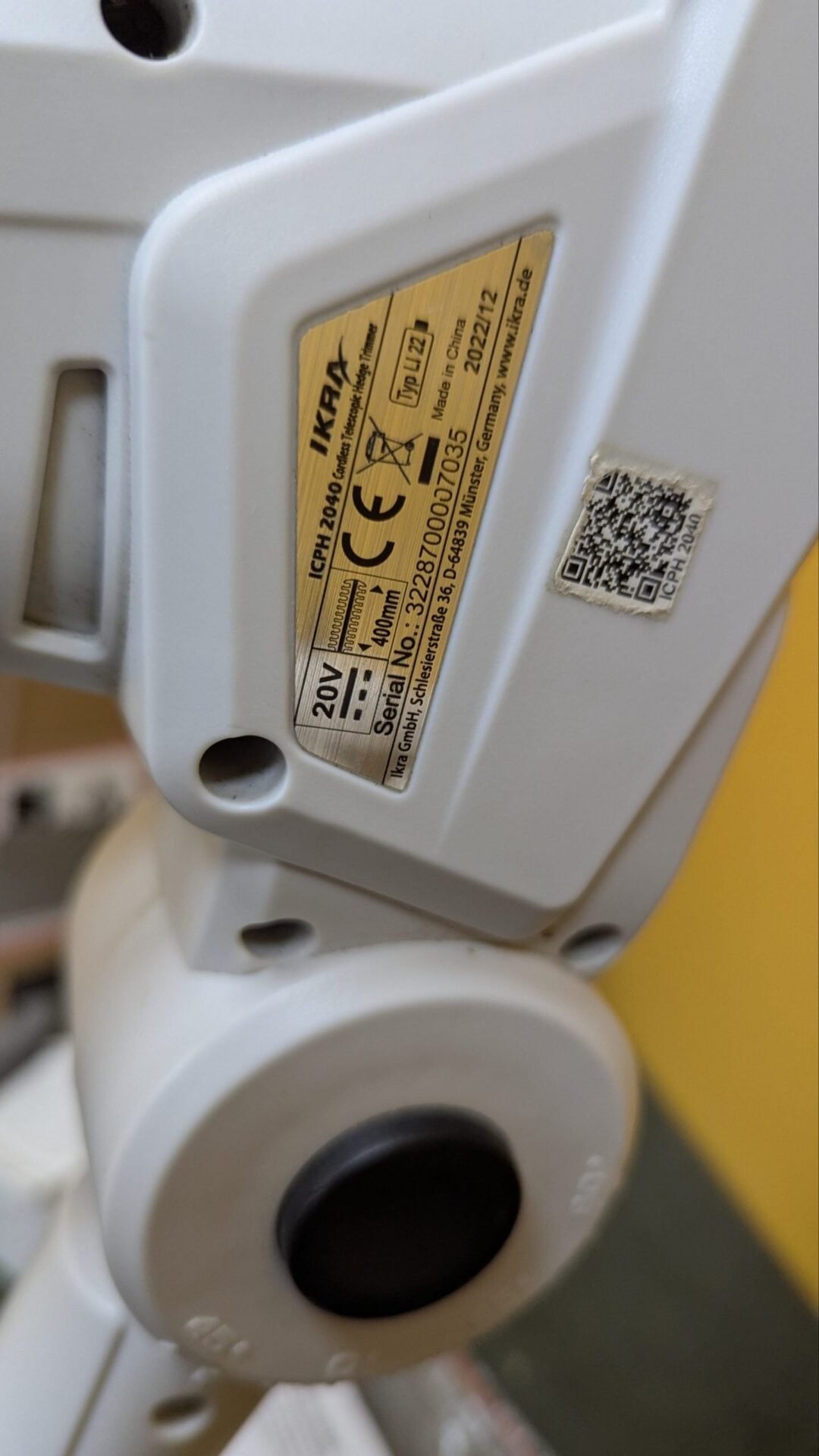 Foto 7 de IKRA cortasetos telescópico ICPH 2040 incl. Batería