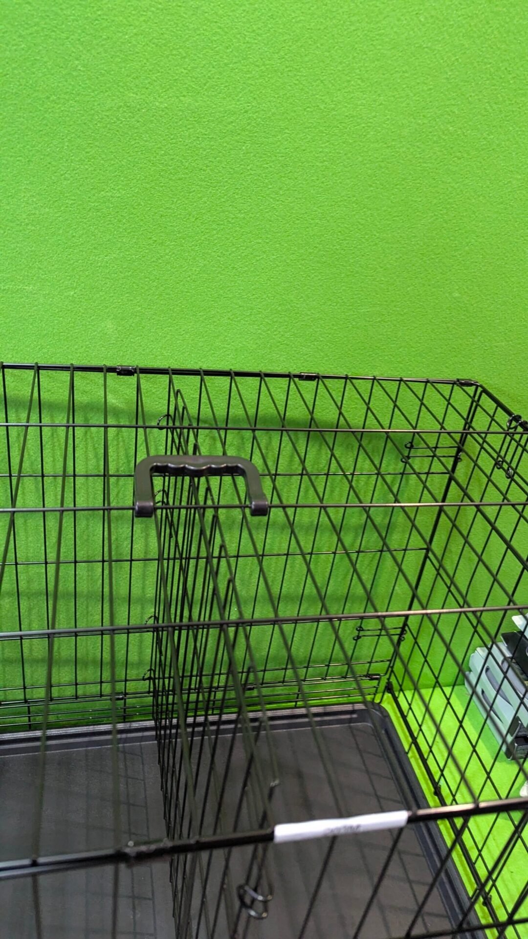 Foto 10 de Jaula plegable de metal para perros de 91 cm