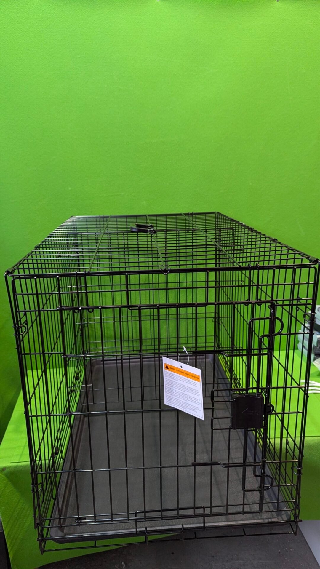 Foto 6 de Jaula plegable de metal para perros de 91 cm