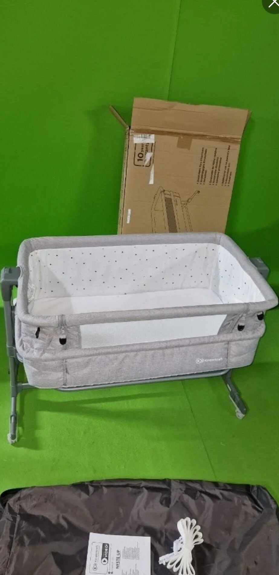 Foto 4 de Kinderkraft NESTE UP Cuna Colecho para Bebé con Colchón