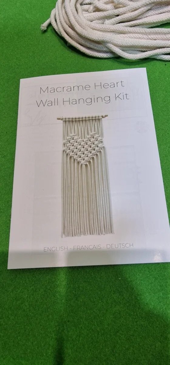 Foto 3 de Kit de macramé para principiantes para colgar en la pared