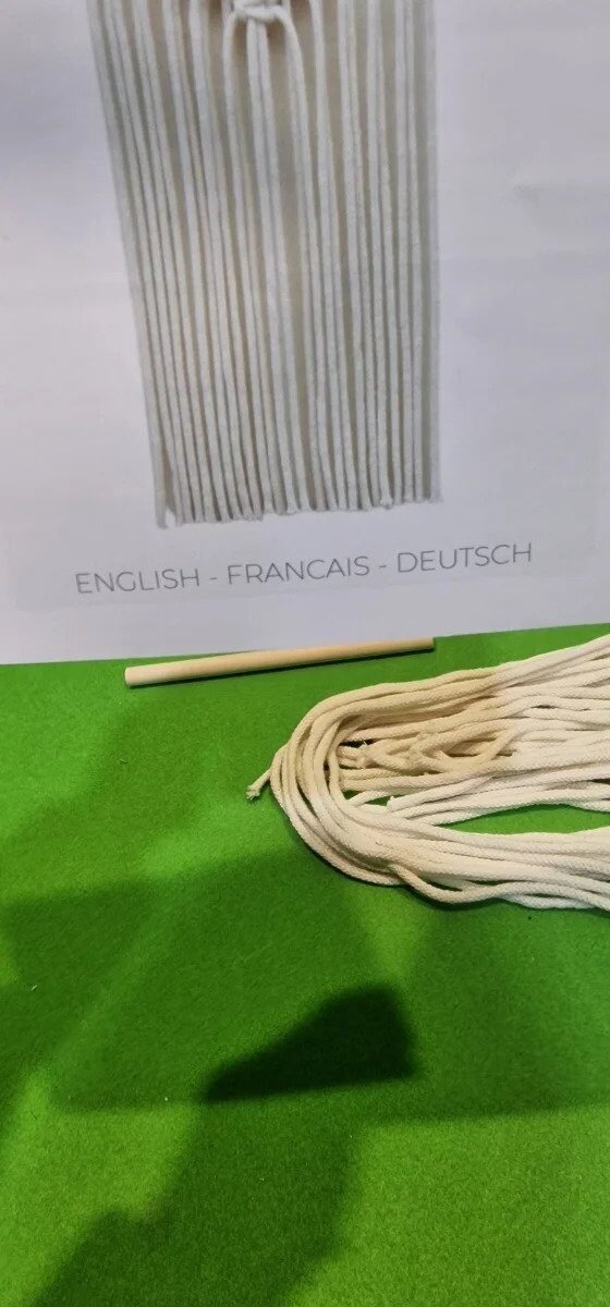 Foto 4 de Kit de macramé para principiantes para colgar en la pared