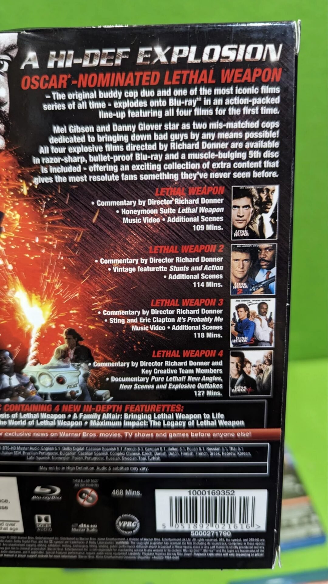 Foto 6 de Lethal Weapon 1-4 [Blu-ray] Arma Letal Coleccion