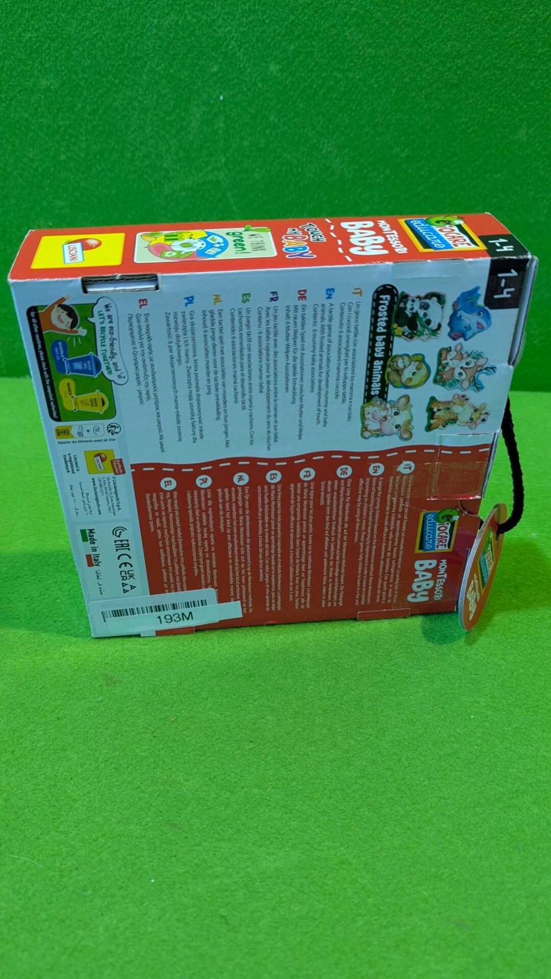 Foto 4 de Lisciani – MONTESSORI BABY Touch My Baby – Para Niños de 1 a 4 años