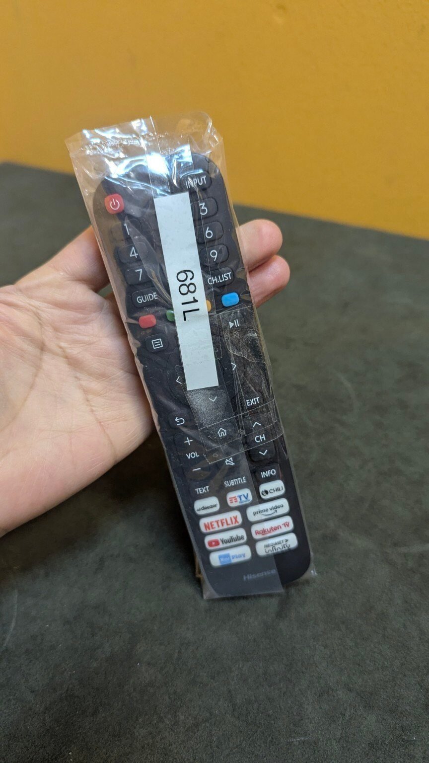 Foto 10 de Mando a distancia original Hisense EN2AI30H para Smart TV con Netflix, Prime Vid