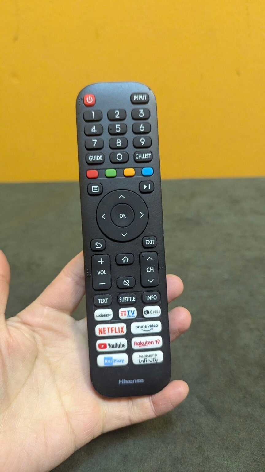 Foto 2 de Mando a distancia original Hisense EN2AI30H para Smart TV con Netflix, Prime Vid