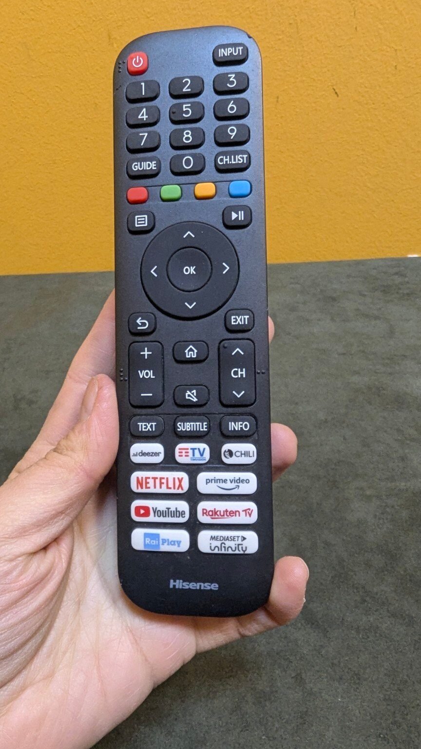 Foto 4 de Mando a distancia original Hisense EN2AI30H para Smart TV con Netflix, Prime Vid