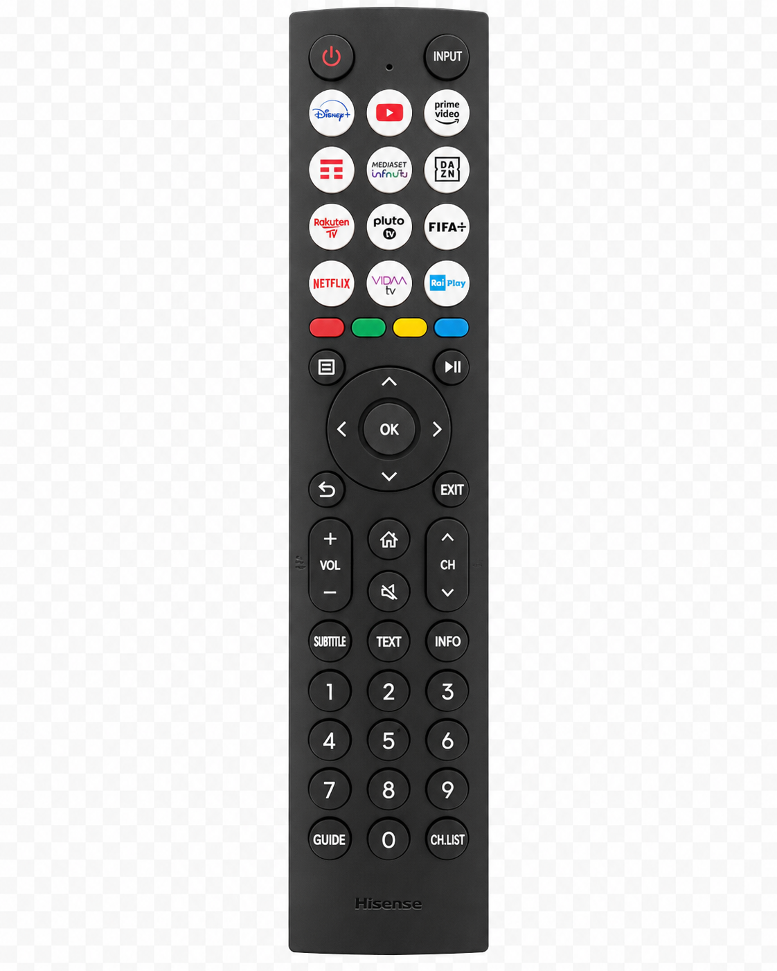 Mando a distancia original Hisense EN2Q36H para Smart TV VIDAA en Lalín, Pontevedra