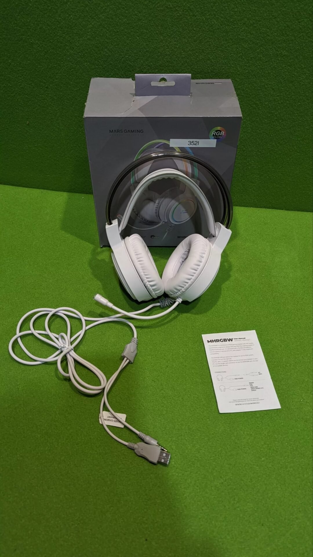 Foto 2 de Mars Gaming MHRGB Blanco, Auriculares