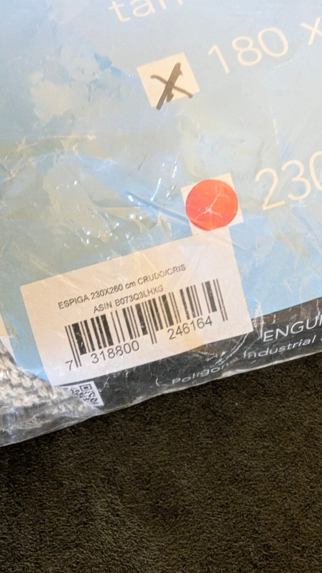 Foto 6 de Martina Home Foulard Multiusos Espiga 180X260 Cm Crudo/Gris