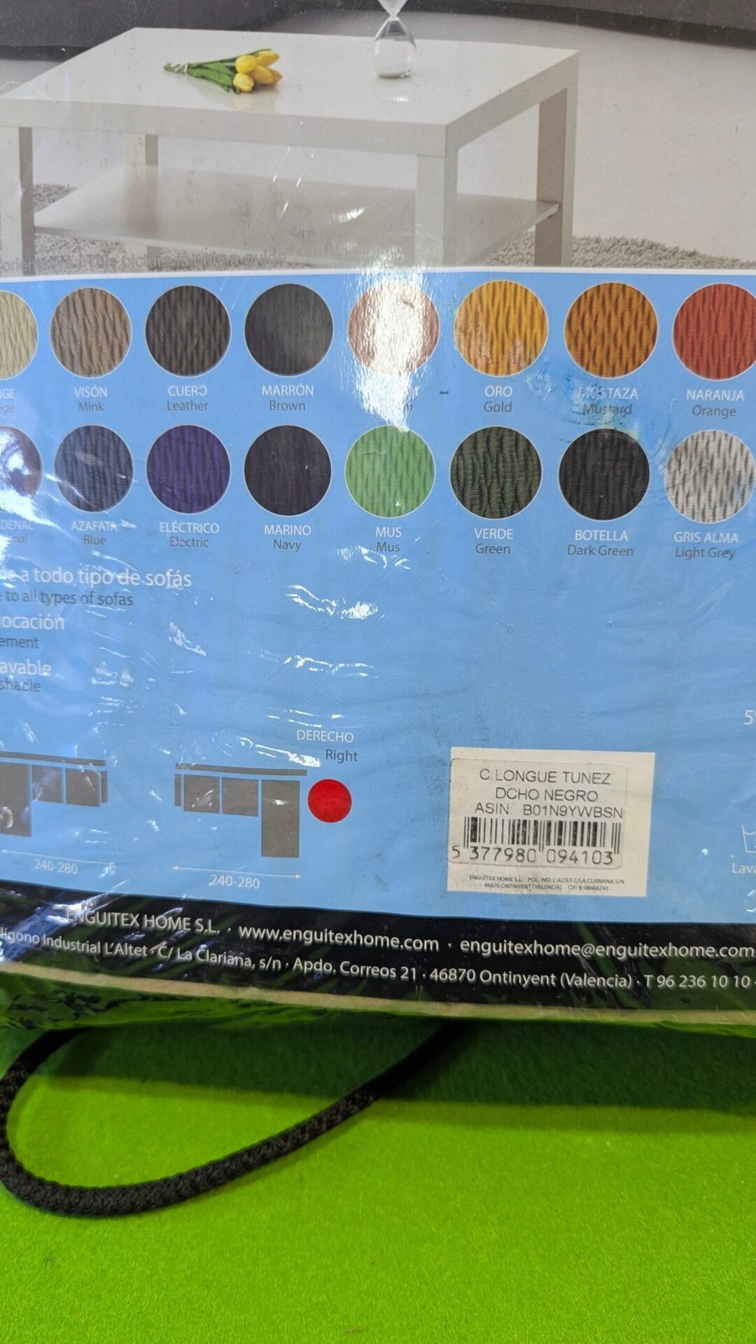 Foto 6 de Martina Home Tunez Funda Elástica para Sofá Brazo Derecho Tres Plazas, 240-280 c