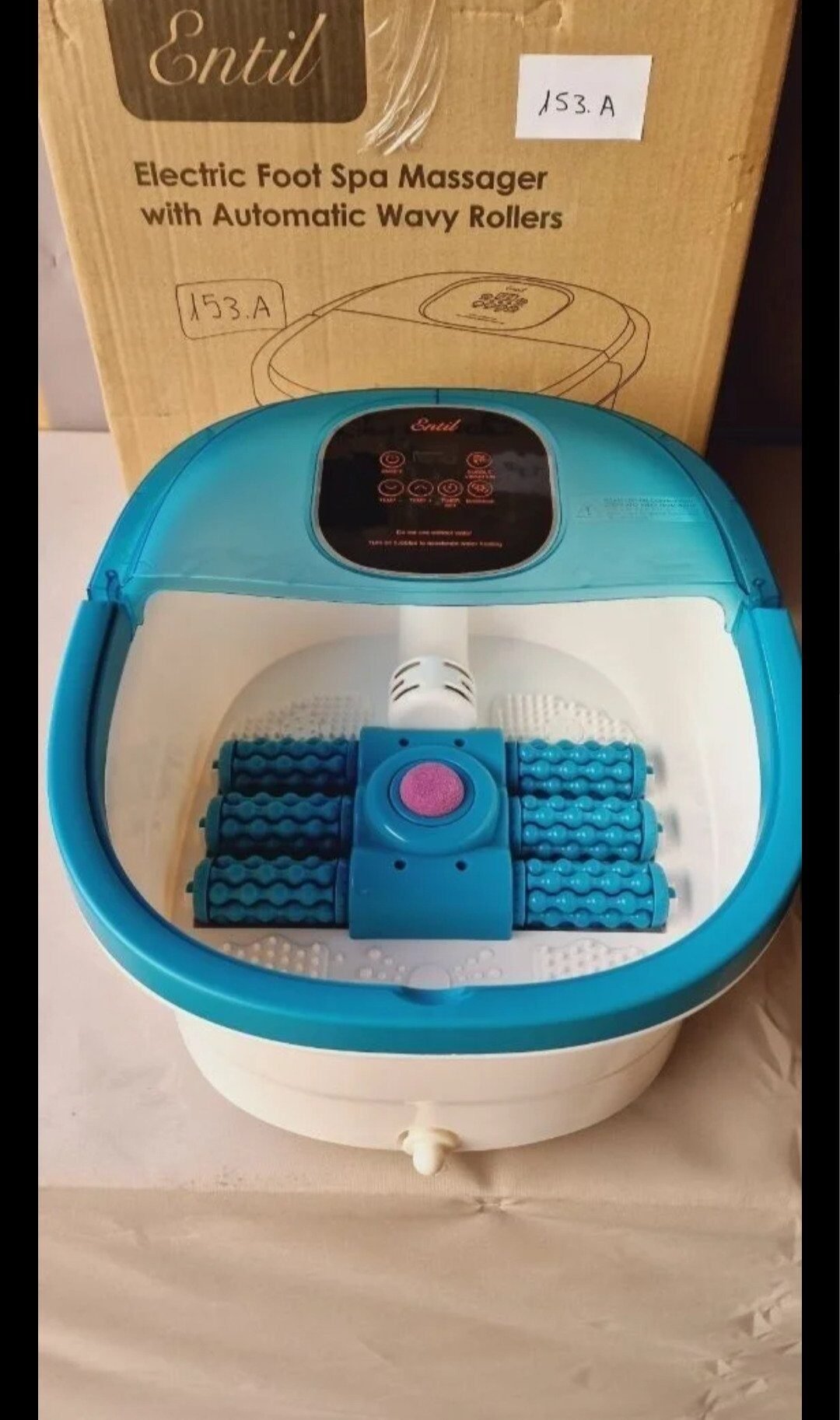 Foto 2 de Masajeador de pies con función de calefacción, 6 rodillos