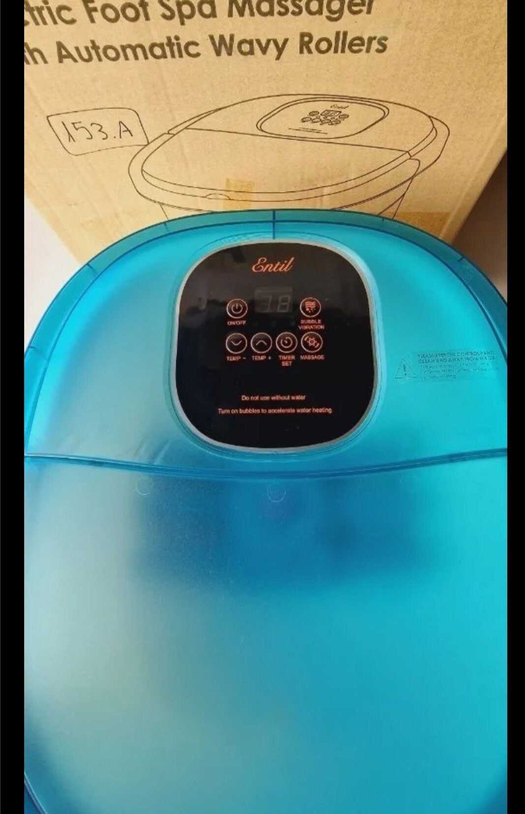 Foto 6 de Masajeador de pies con función de calefacción, 6 rodillos