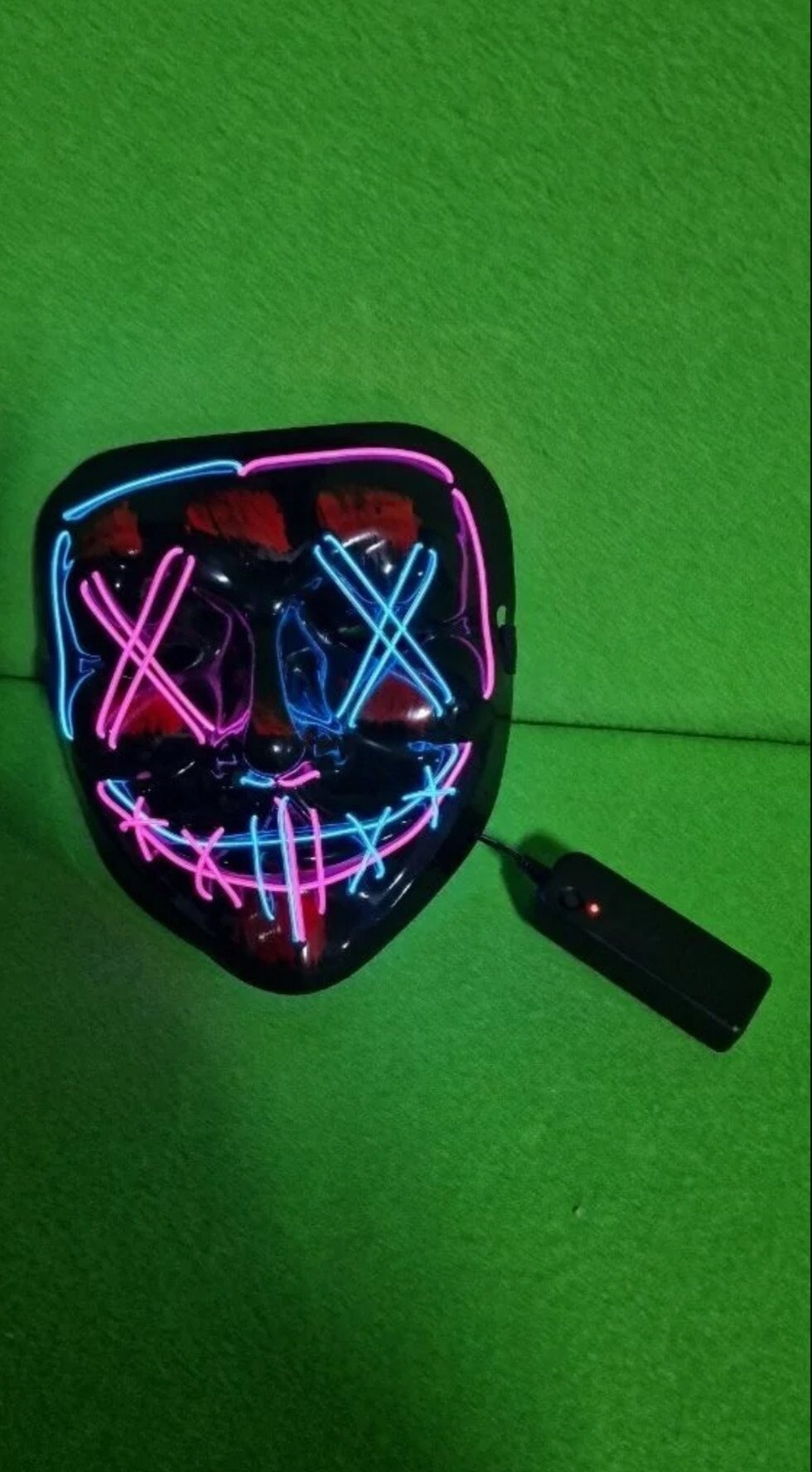 Máscara LED Resplandeciente Halloween Payaso Bufón en Lalín, Pontevedra