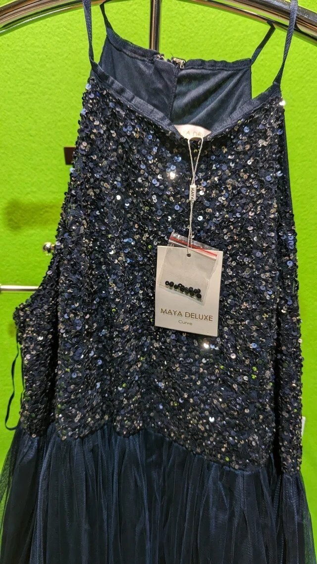 Foto 6 de Maya Deluxe Vestido Largo de Dama de Honor para Mujer