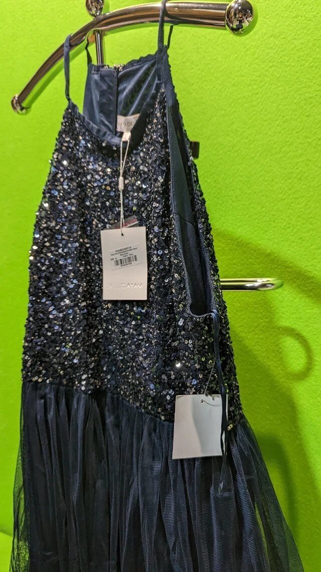 Foto 8 de Maya Deluxe Vestido Largo de Dama de Honor para Mujer