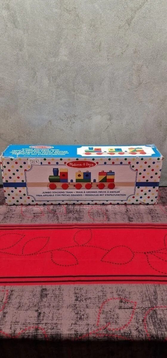 Foto 6 de Melissa & Doug Jumbo Stacking Train Classic Construcción y vehículos