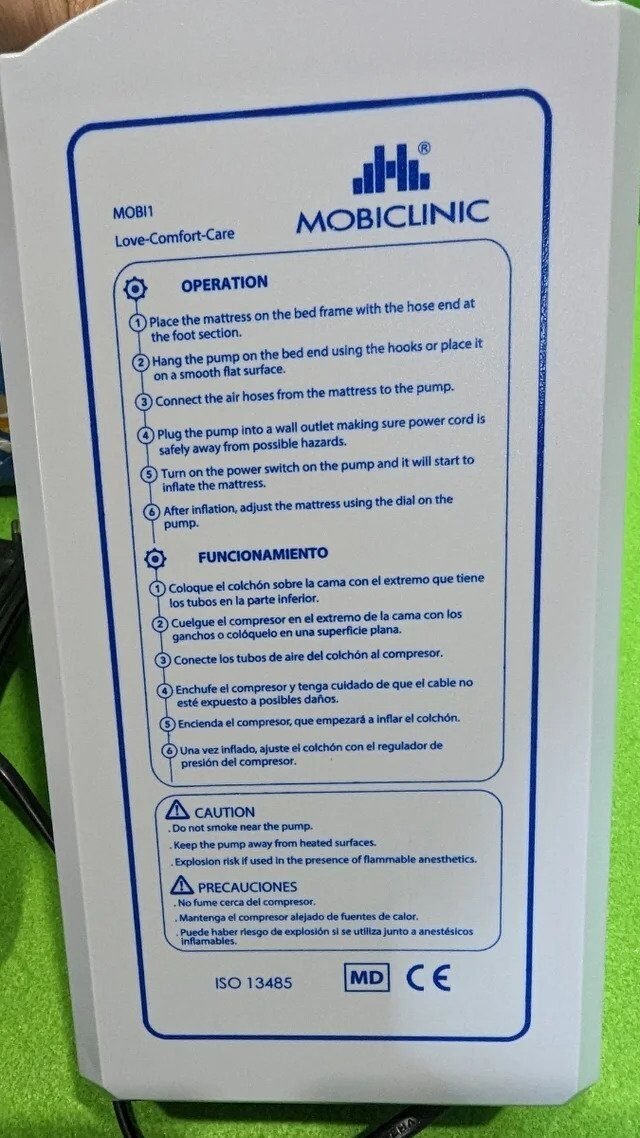 Foto 4 de Mobiclinic, Colchón antiescaras de Aire alternante, Modelo Mobi 1