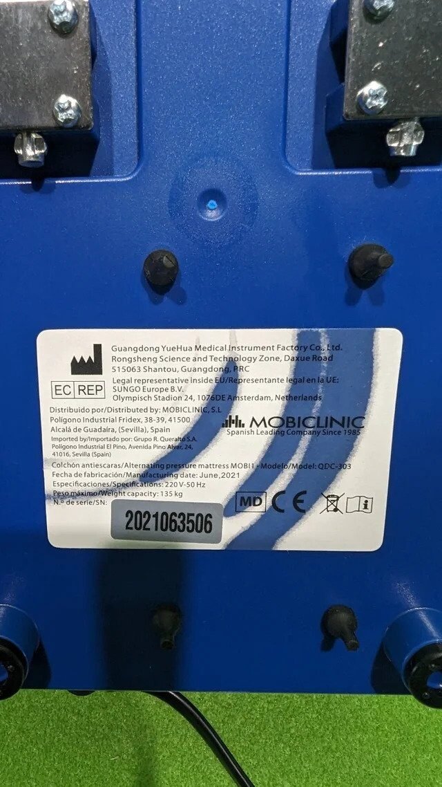 Foto 7 de Mobiclinic, Colchón antiescaras de Aire alternante, Modelo Mobi 1