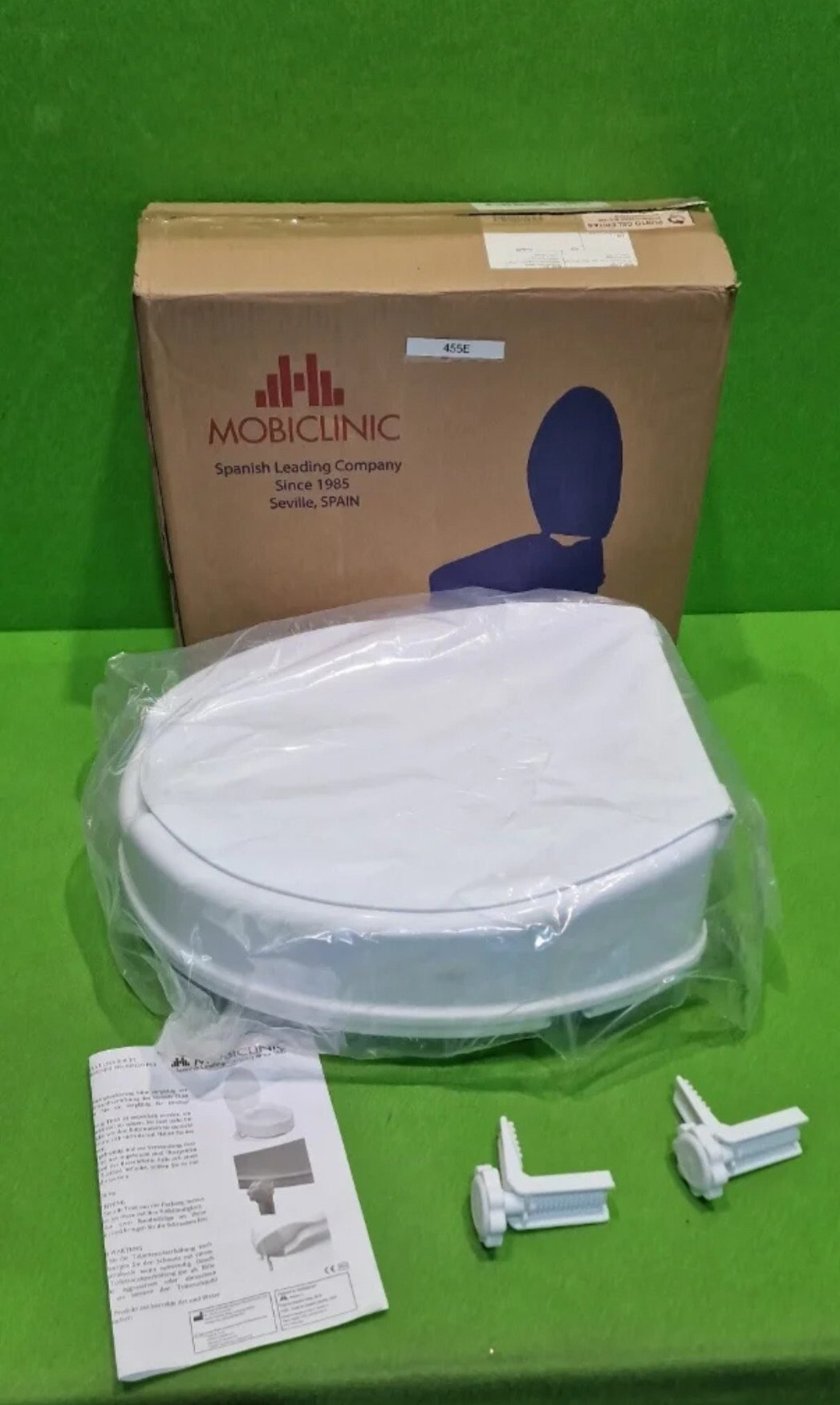 Foto 2 de Mobiclinic®, Elevador WC para adulto, Con tapa, 10 cm