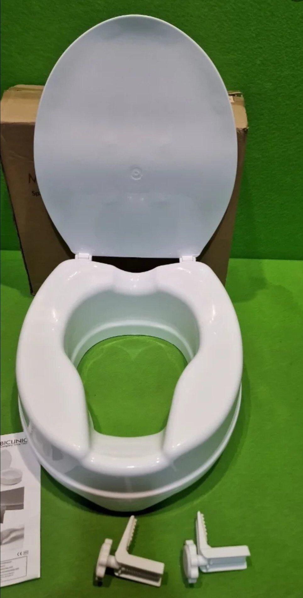 Foto 3 de Mobiclinic®, Elevador WC para adulto, Con tapa, 10 cm