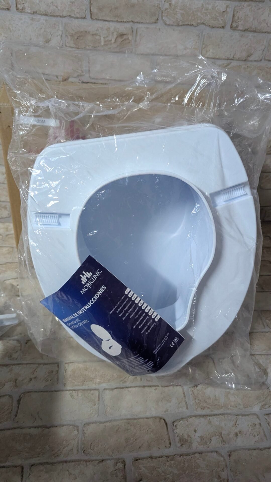 Foto 5 de Mobiclinic®, Elevador wc para adulto, Con tapa, 14 cm – Nuevo – Ref. 435M
