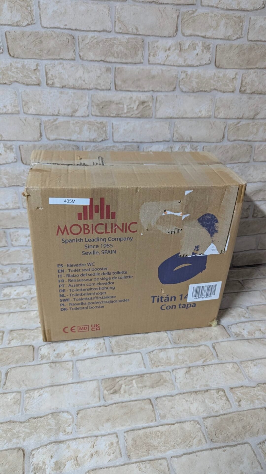 Foto 9 de Mobiclinic®, Elevador wc para adulto, Con tapa, 14 cm – Nuevo – Ref. 435M