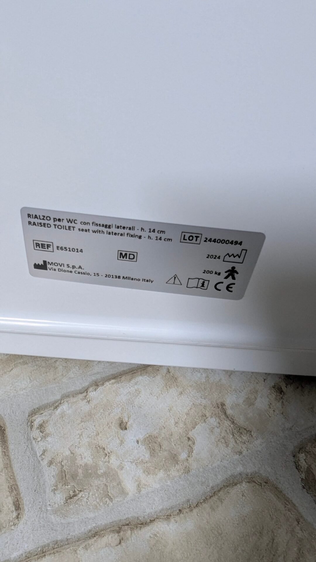 Foto 6 de Mobiclinic®, Elevador wc para adulto, Sin tapa, 14 cm