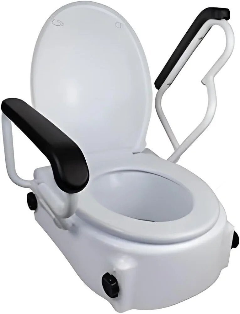 Mobiclinic®, Elevador WC para adultos con reposabrazos, Tajo en Lalín, Pontevedra