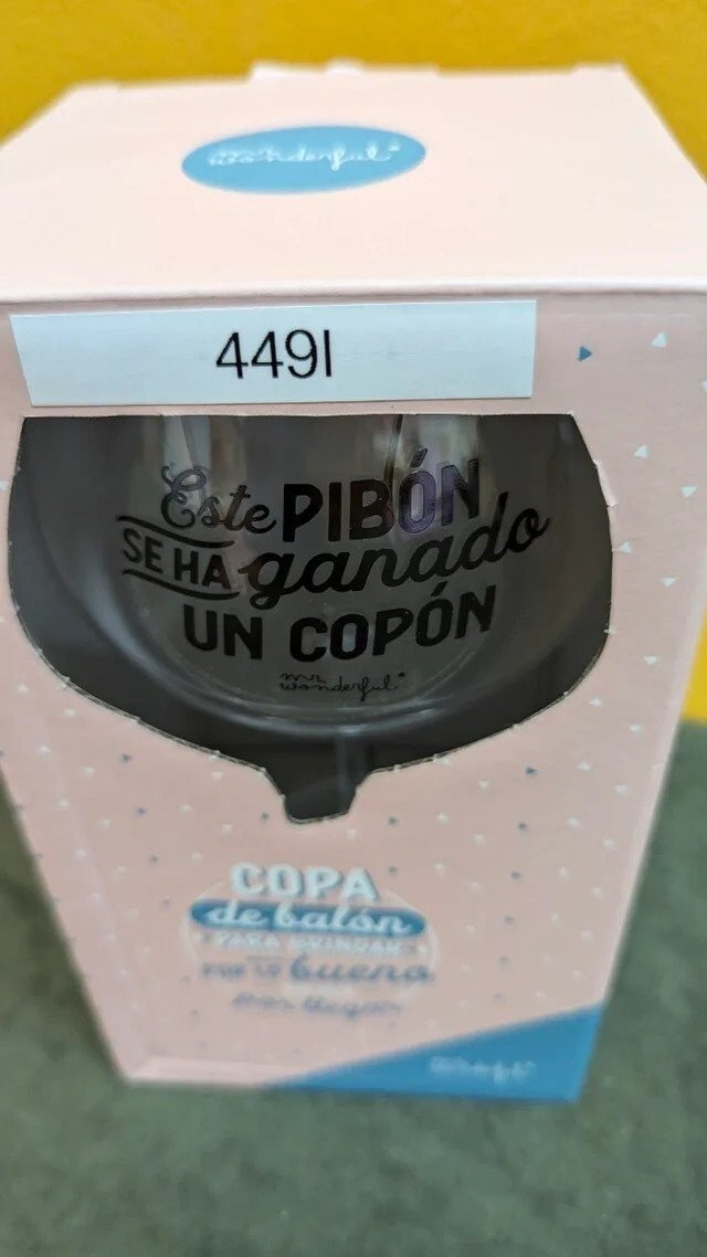 Foto 4 de Mr. Wonderful Copa de balón de Vidrio