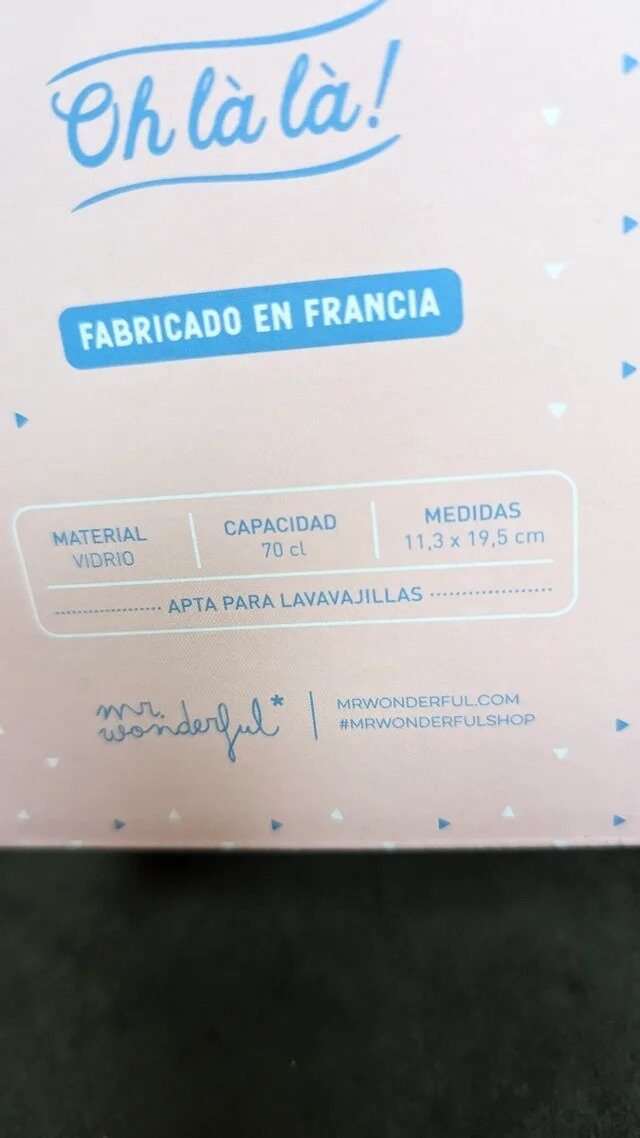 Foto 7 de Mr. Wonderful Copa de balón de Vidrio