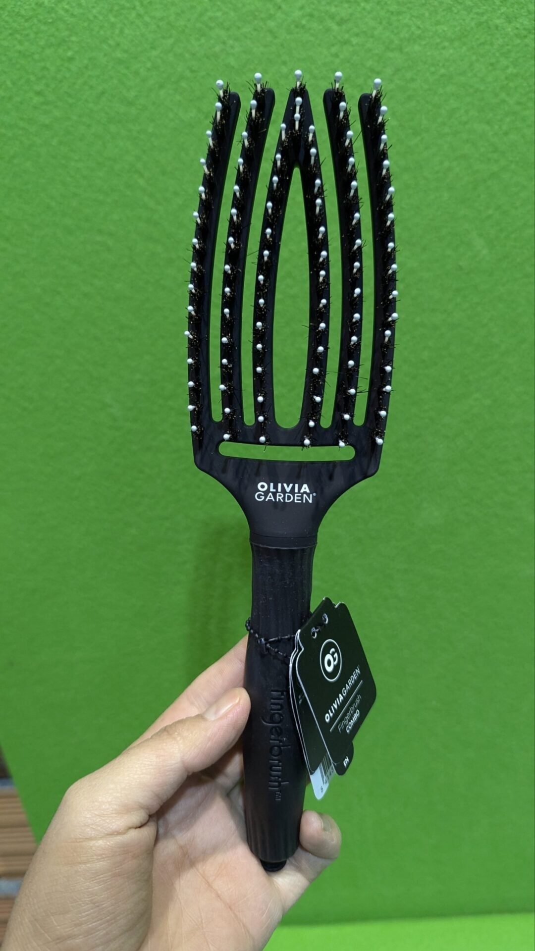 Foto 4 de Olivia Garden – Fingerbrush Cuidado icónico con cerdas de Jabalí & Nylon
