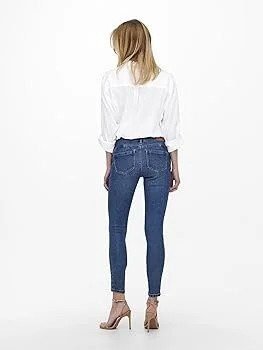 Foto 3 de Only Onldaisy Reg Push Up SK ANK Dnm Jeans para Mujer