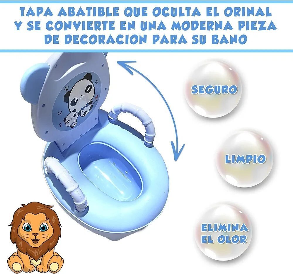 Orinal para niños y cepillo de limpieza en Lalín, Pontevedra