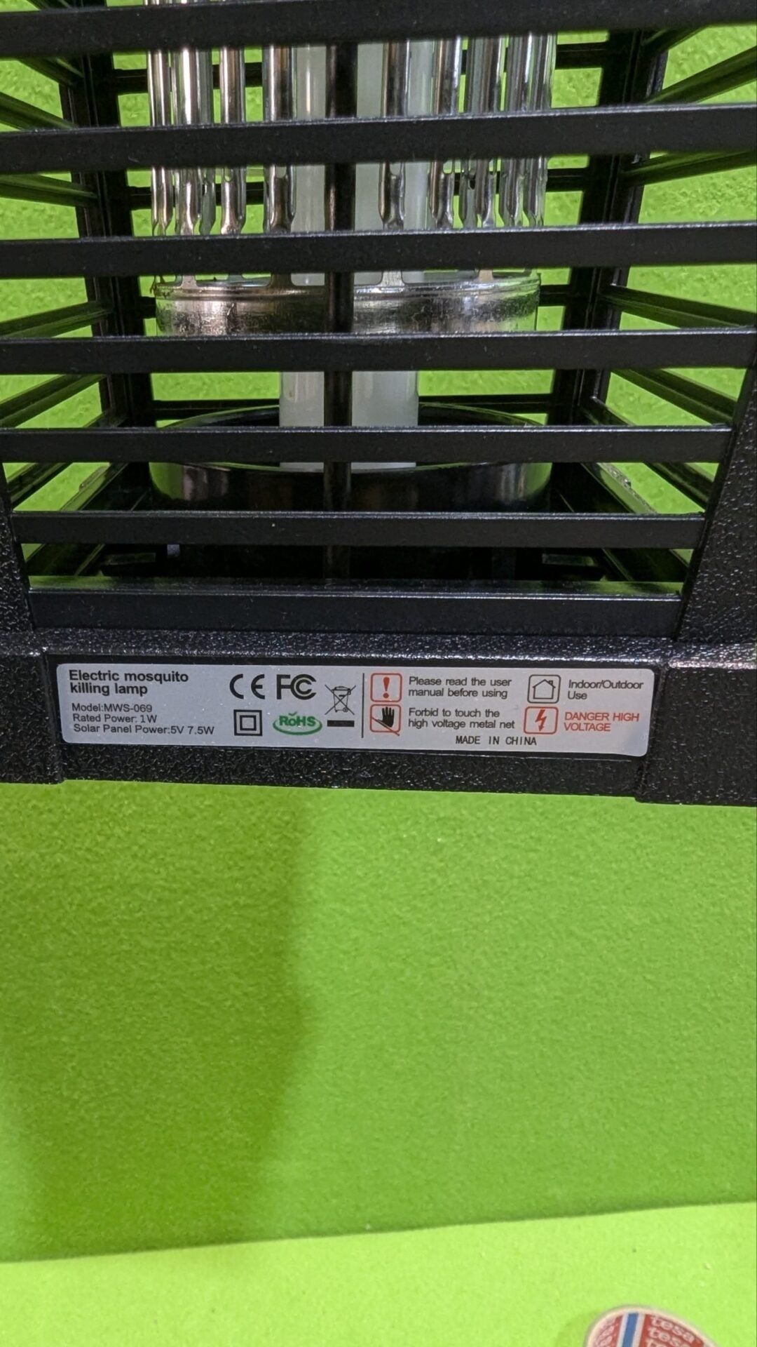 Foto 4 de PALONE Exterminador de insectos solar de 4500 V eléctrico para exteriores