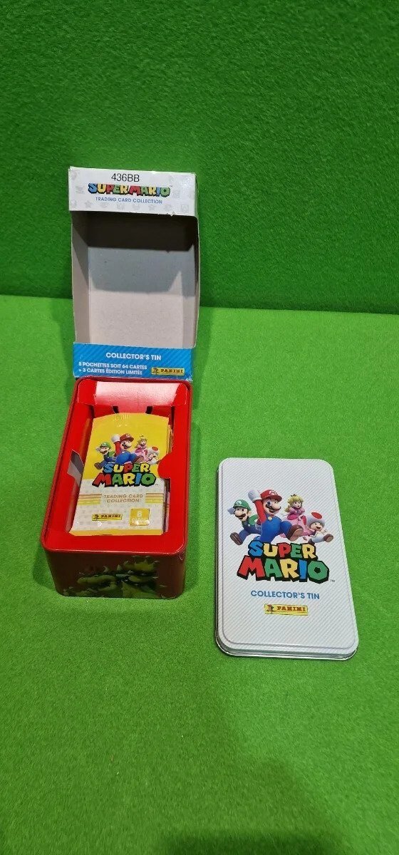 Foto 8 de Panini Super Mario TC-Caja metálica con Bolsillos y Tarjetas