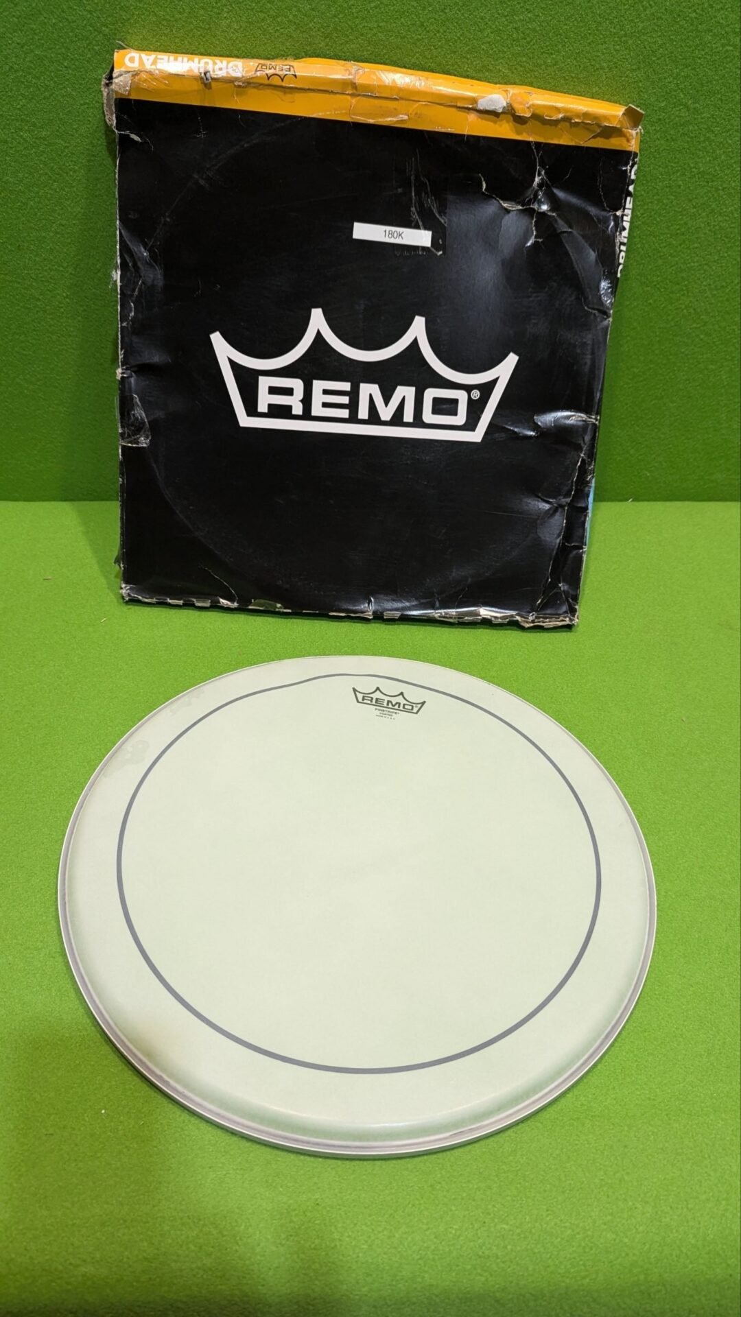 Foto 2 de Parche Tom Remo Pinstripe Blanco Rugoso 16″ PS-0116-00