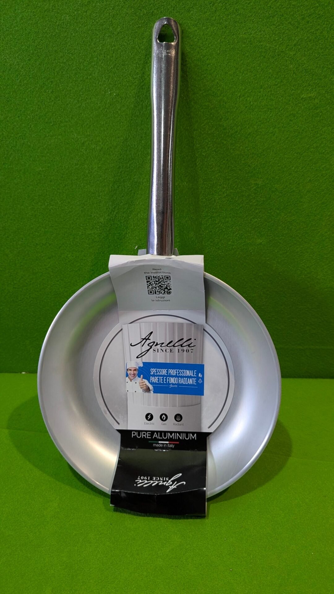 Foto 2 de Pentole Agnelli Bandeja radiante avellanada alta, aluminio 5 mm, 28 cm