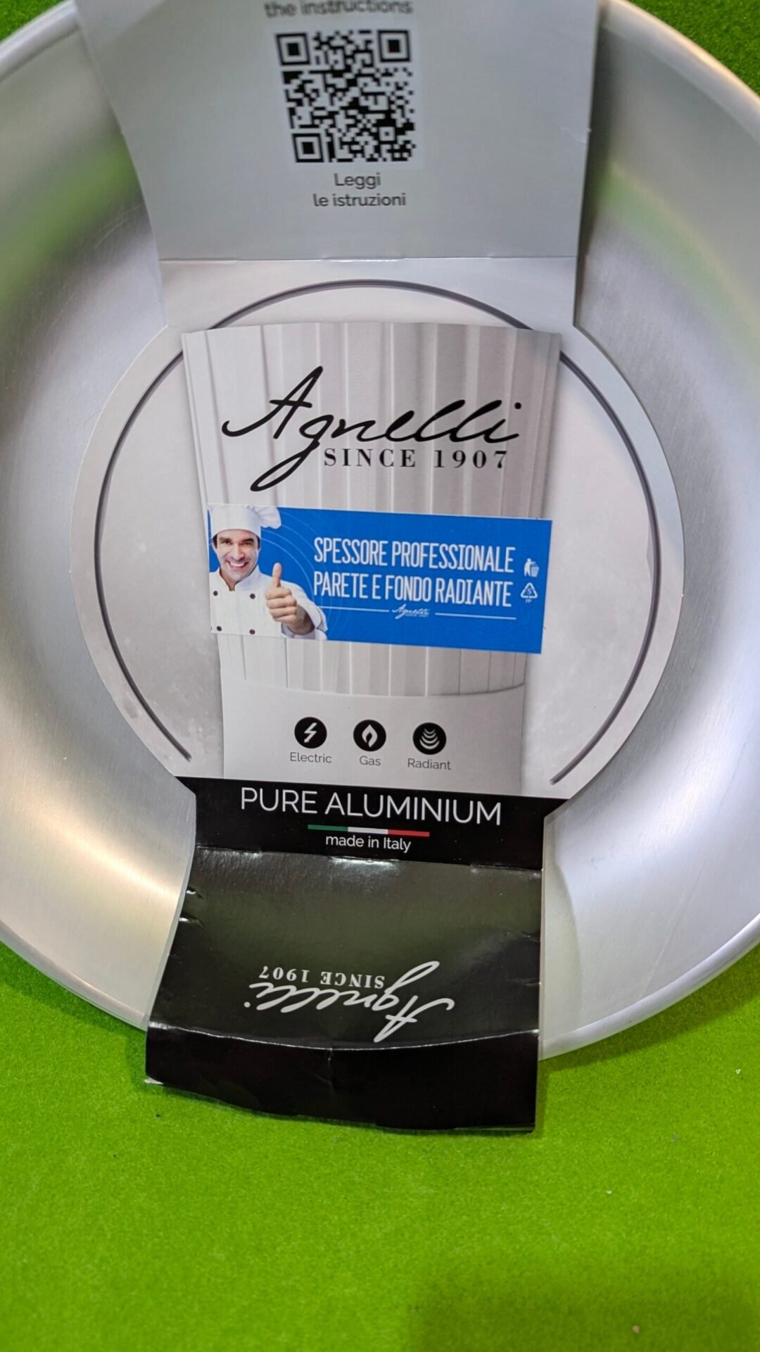 Foto 5 de Pentole Agnelli Bandeja radiante avellanada alta, aluminio 5 mm, 28 cm
