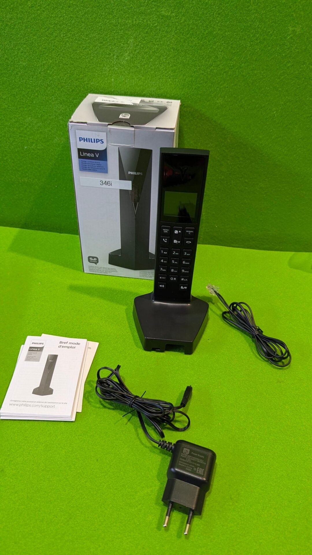 Foto 2 de Philips Linea V DECT Design M3551B/38 – Teléfono inalámbrico con contestador aut